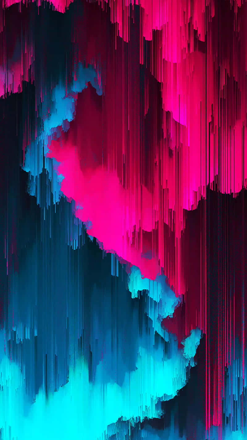 ASMR Hypnosis, pink, cyan, HD Phone Wallpaper