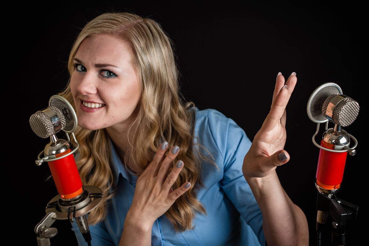 asmr, 1200 x 800, vintage red microphones, SD Desktop Wallpaper
