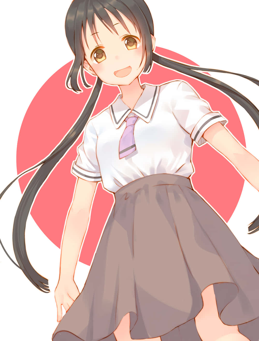 Asobi Asobase, Hanako Honda, school uniform, HD Phone Wallpaper