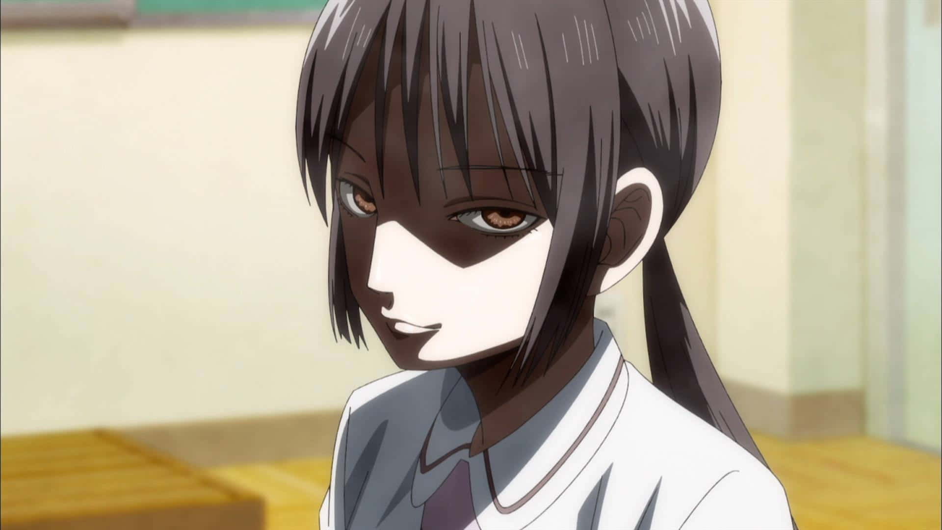 Hanako Honda, Asobi Asobase, dark hair, Full HD Desktop Wallpaper