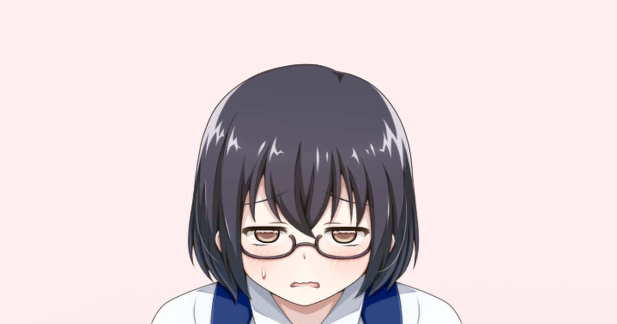 Asobi Asobase, Kasumi Nomura, expression of surprise, SD Desktop Wallpaper