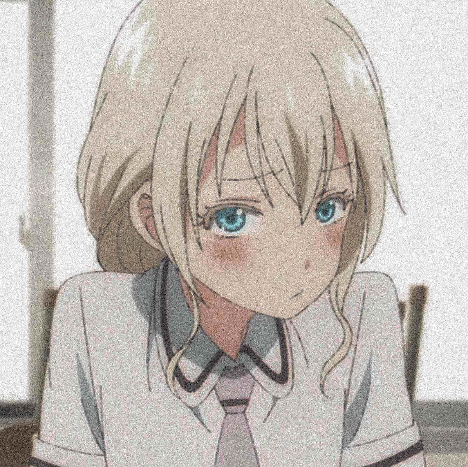 Asobi Asobase Olivia, blonde anime girl, blue eyes, HD Desktop Wallpaper