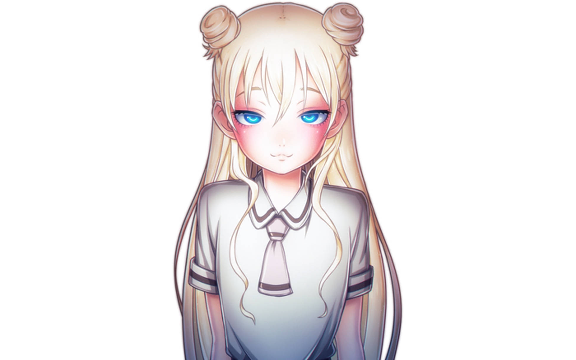 Olivia, Asobi Asobase, blonde hair, Full HD Desktop Wallpaper