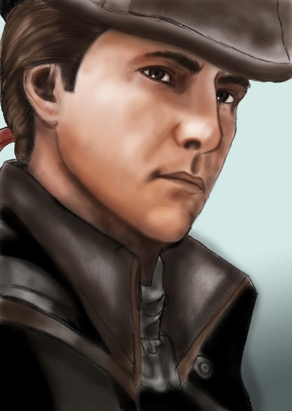 colonial era assassin, brown cap, dark jacket, HD Phone Wallpaper