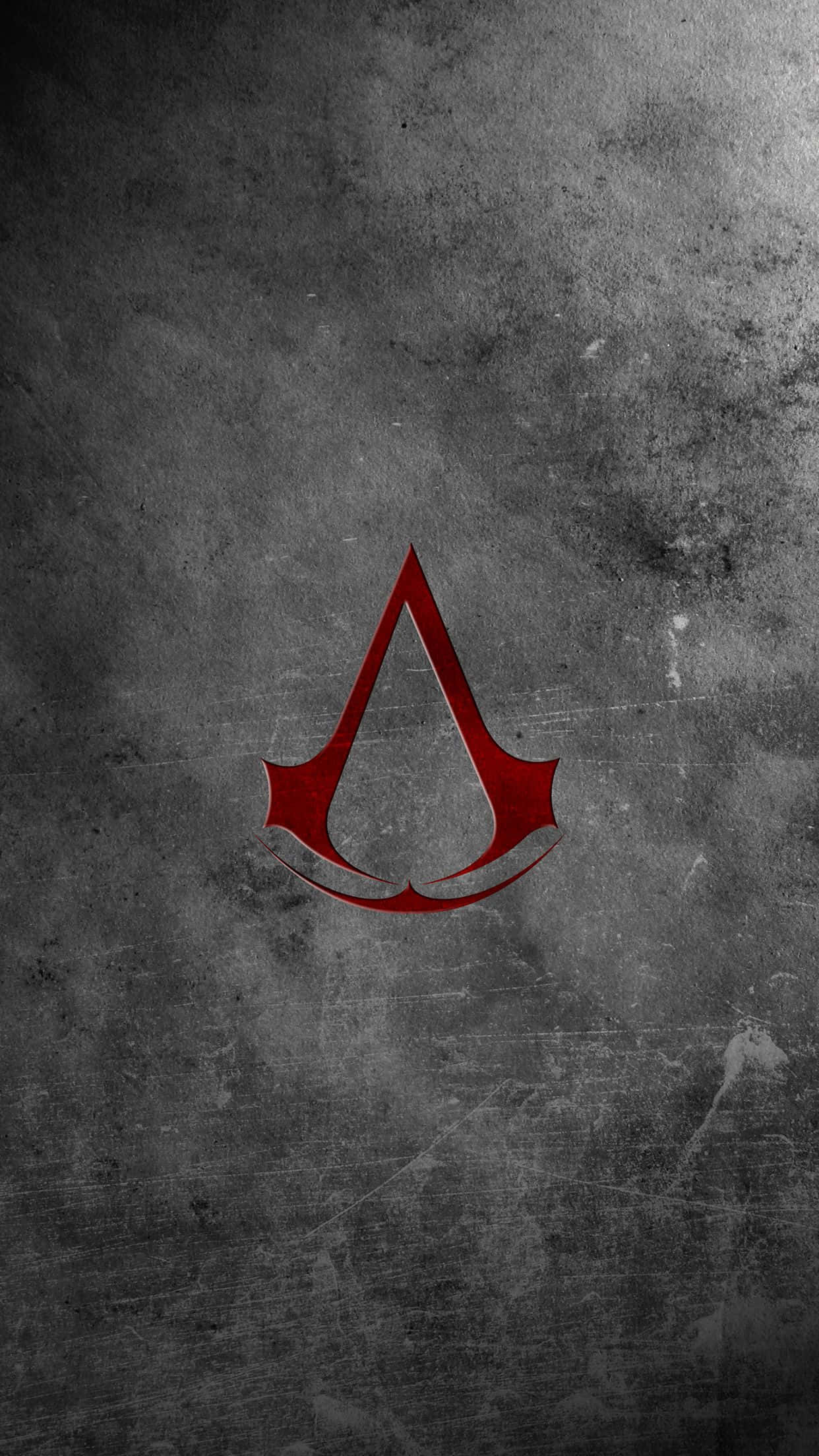 Assassins Creed iPhone, Assassins Creed logo, red, Full HD Phone Wallpaper
