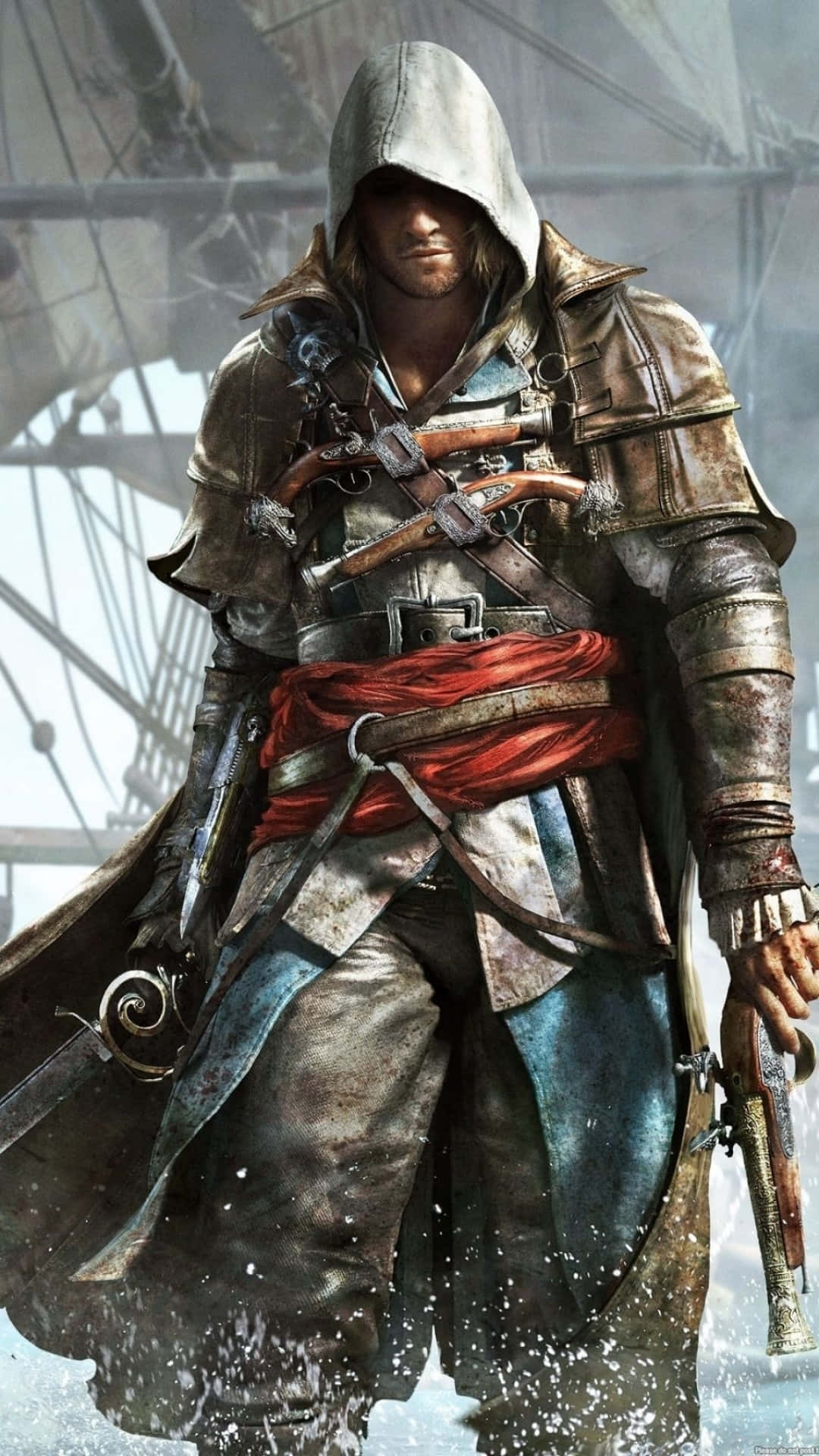 Assassins Creed, iPhone, hooded assassin, Full HD Phone Wallpaper