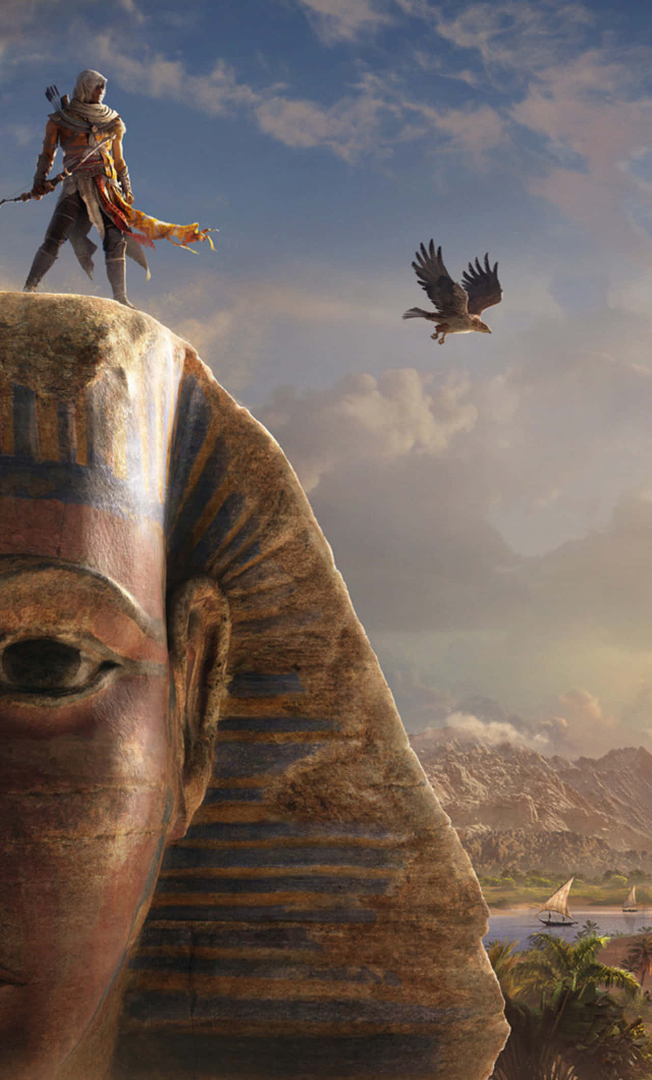 Assassins Creed, iPhone, sphinx, Full HD Phone Wallpaper