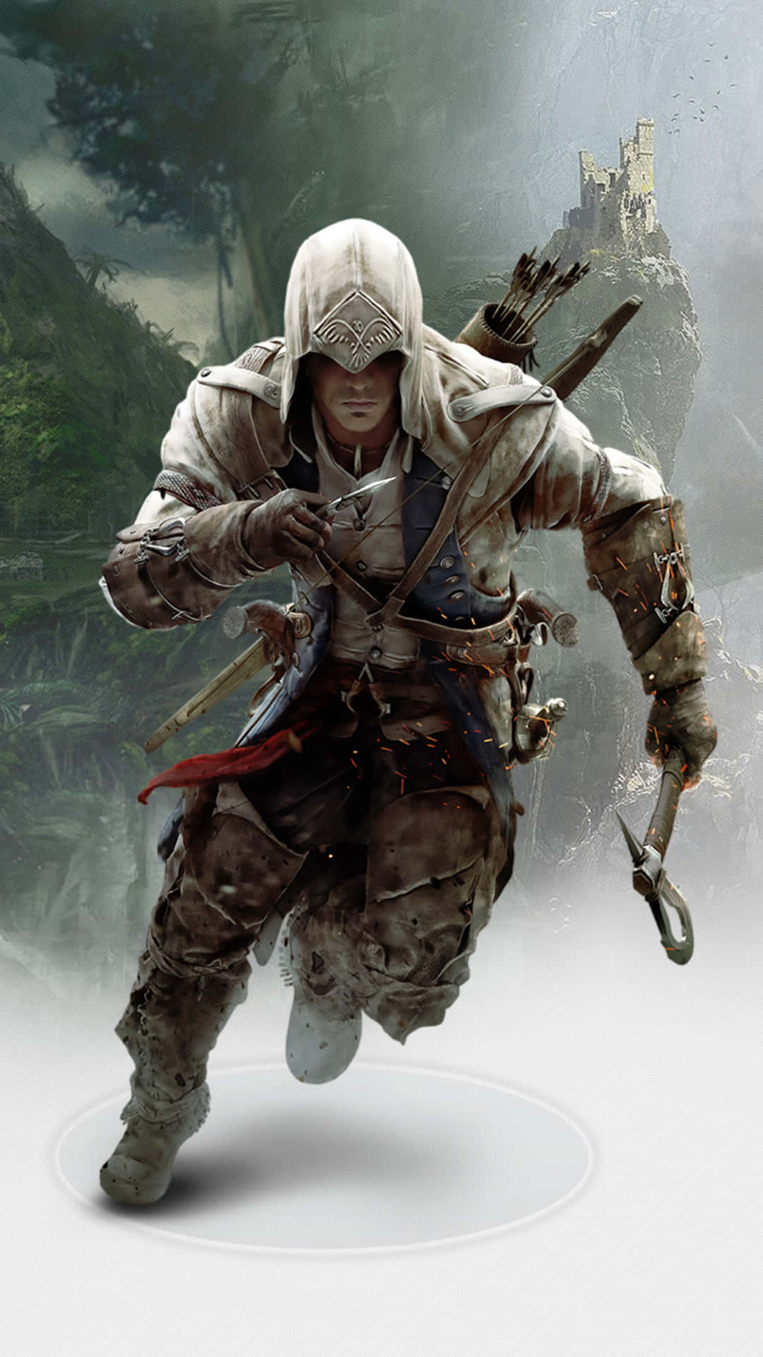 Assassins Creed, iPhone, hooded assassin, Full HD Phone Wallpaper