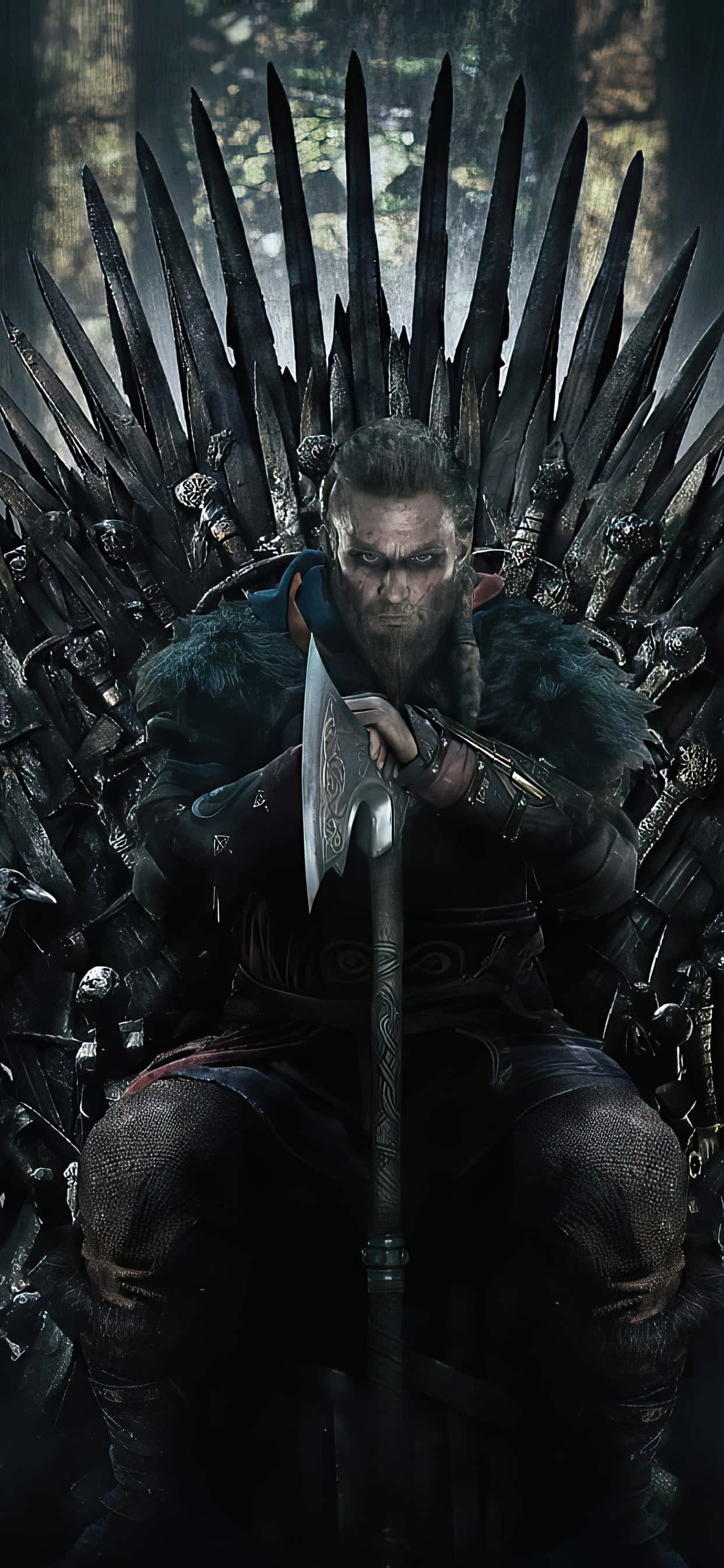 Assassins Creed, iPhone, throne, 2K Phone Wallpaper