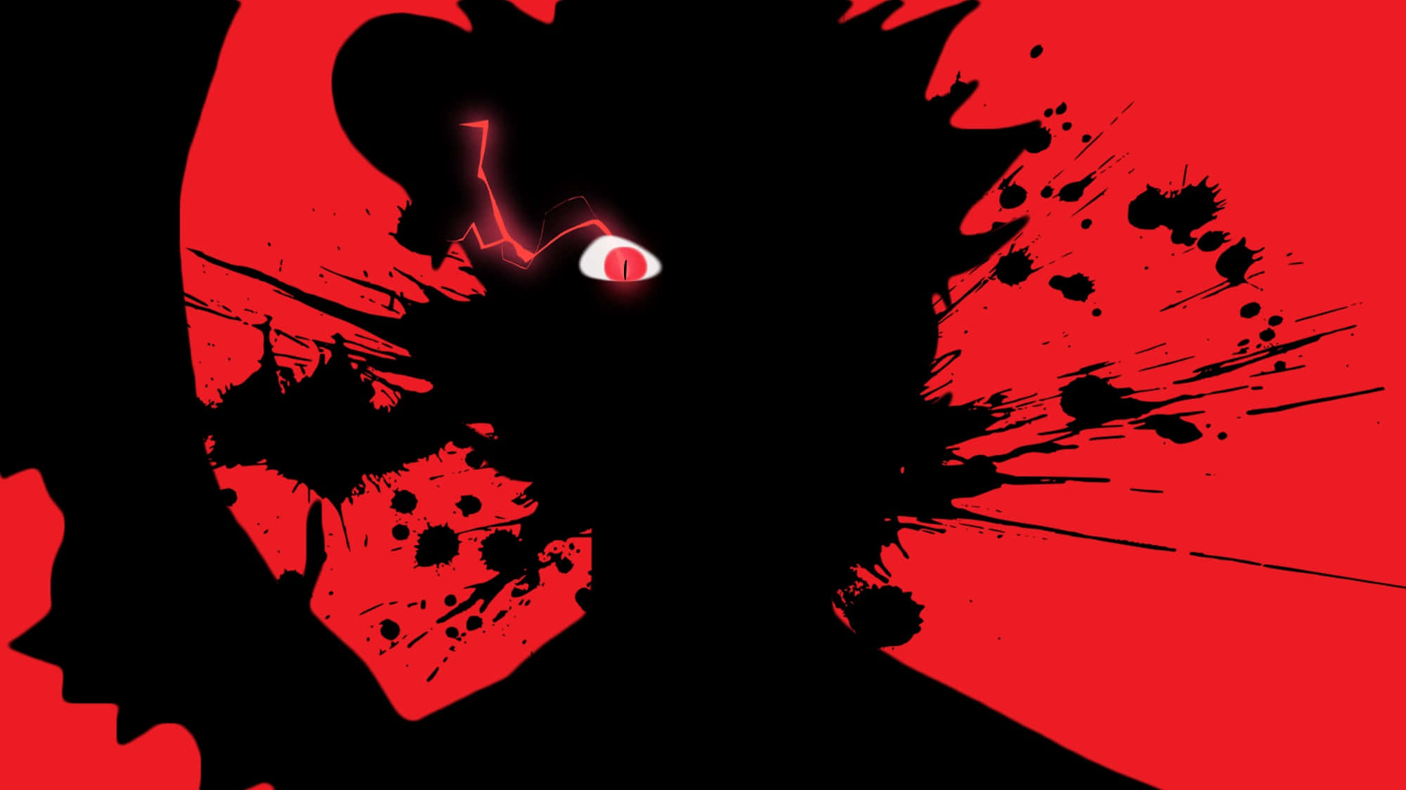 Asta, demon form, silhouette, Full HD Desktop Wallpaper