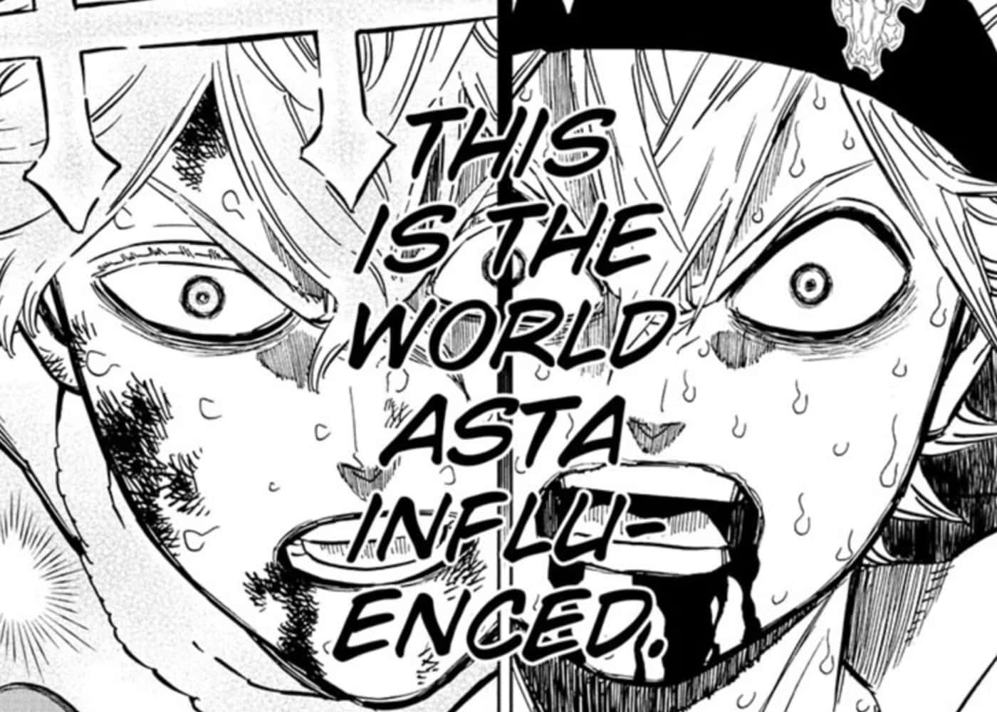 Asta Influenced World, Asta, manga panel, HD Desktop Wallpaper