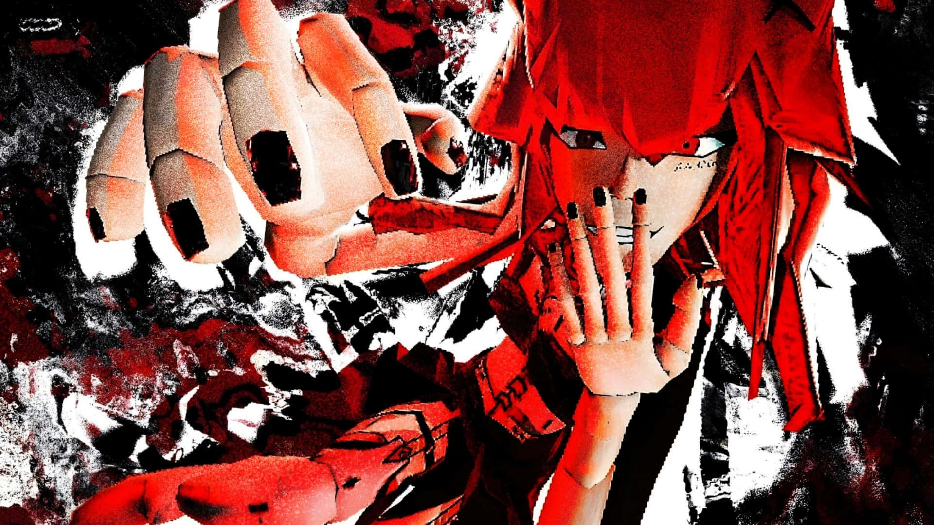 Asteria, Red Warrior Pose, red hair, Full HD Desktop Wallpaper