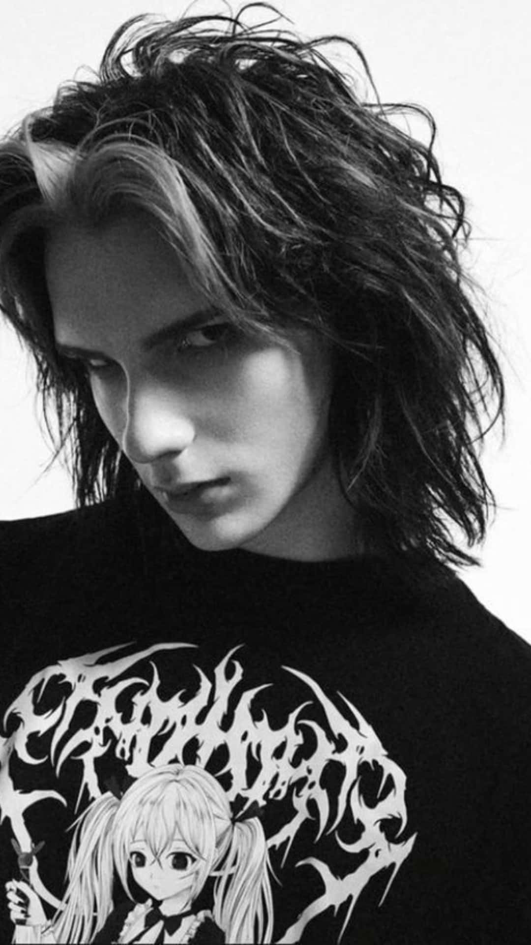 Asteria, dark aesthetic, black tshirt, Full HD Phone Wallpaper