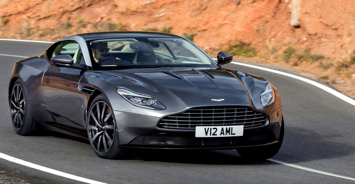 Aston Martin DB11, silver, winding mountain road, HD Desktop Wallpaper