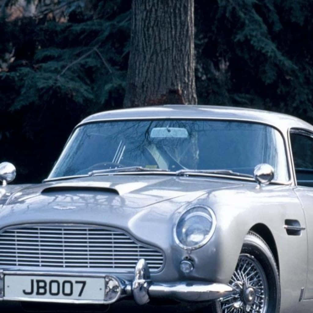 Aston Martin DB5, silver, soft light, SD Desktop Wallpaper