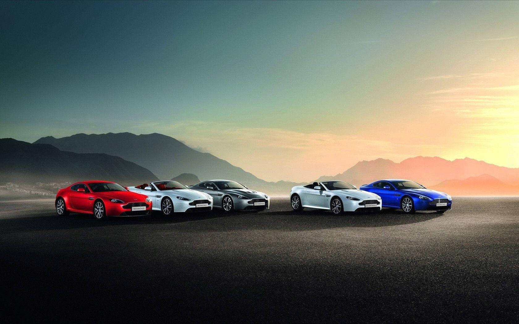 Aston Martin, supercar, red, HD Desktop Wallpaper