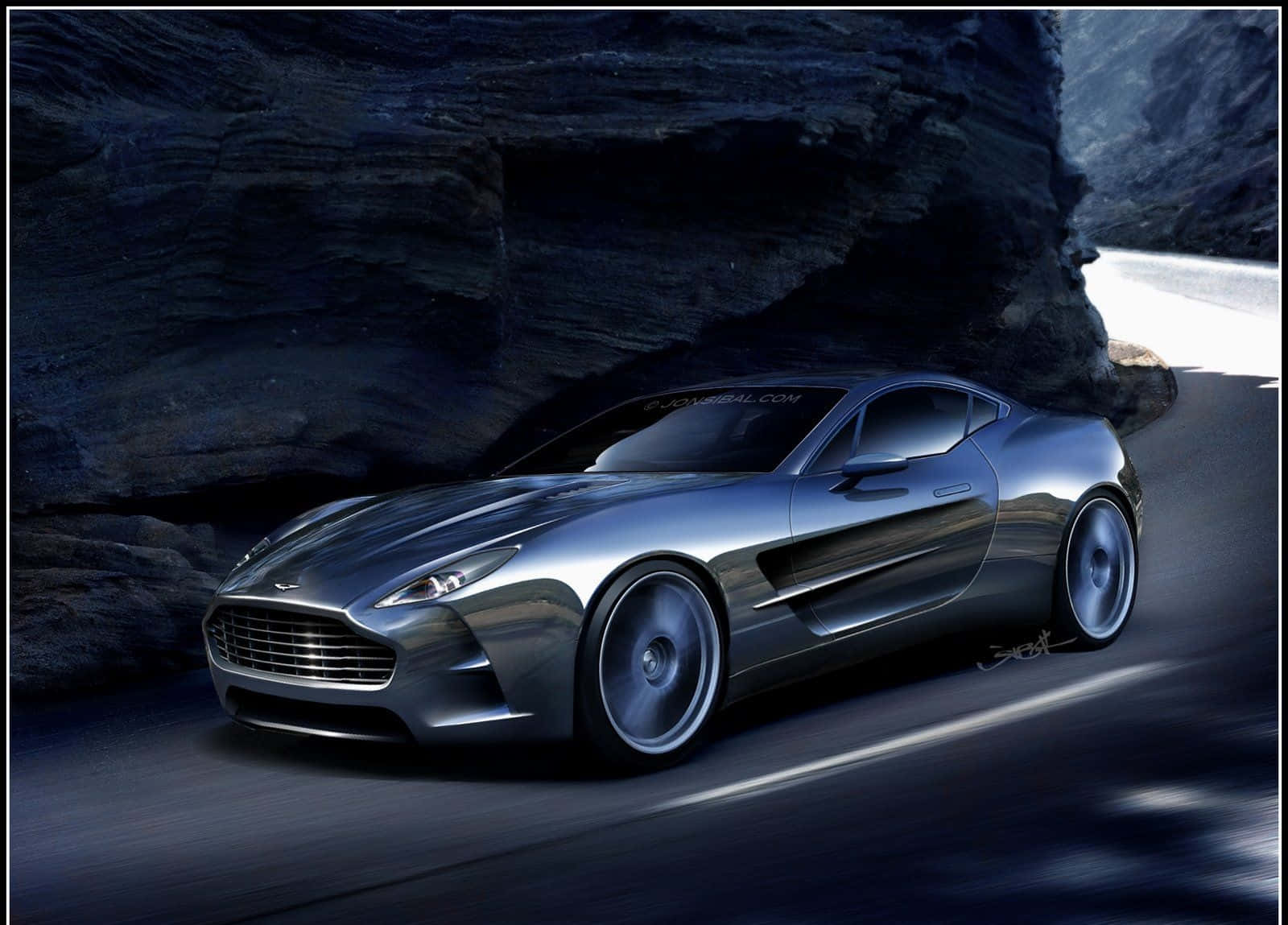 Aston Martin One-77, silver, sports car, HD Desktop Wallpaper