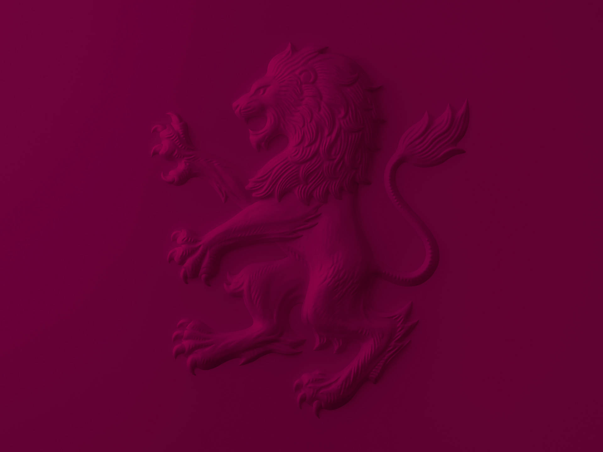 Aston Villa, lion rampant, magenta, Full HD Desktop Wallpaper