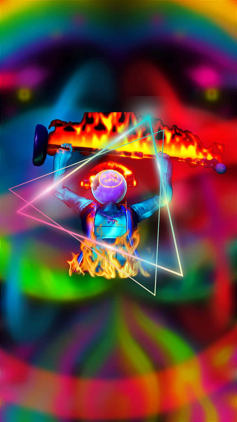 Astro Jack, purple orb head, flaming hammer, HD Phone Wallpaper