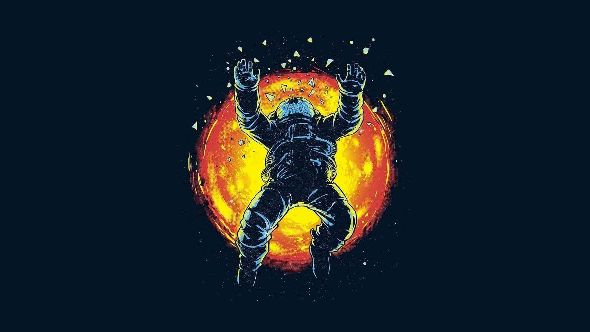 astronaut, Earth, space, Full HD Desktop Wallpaper