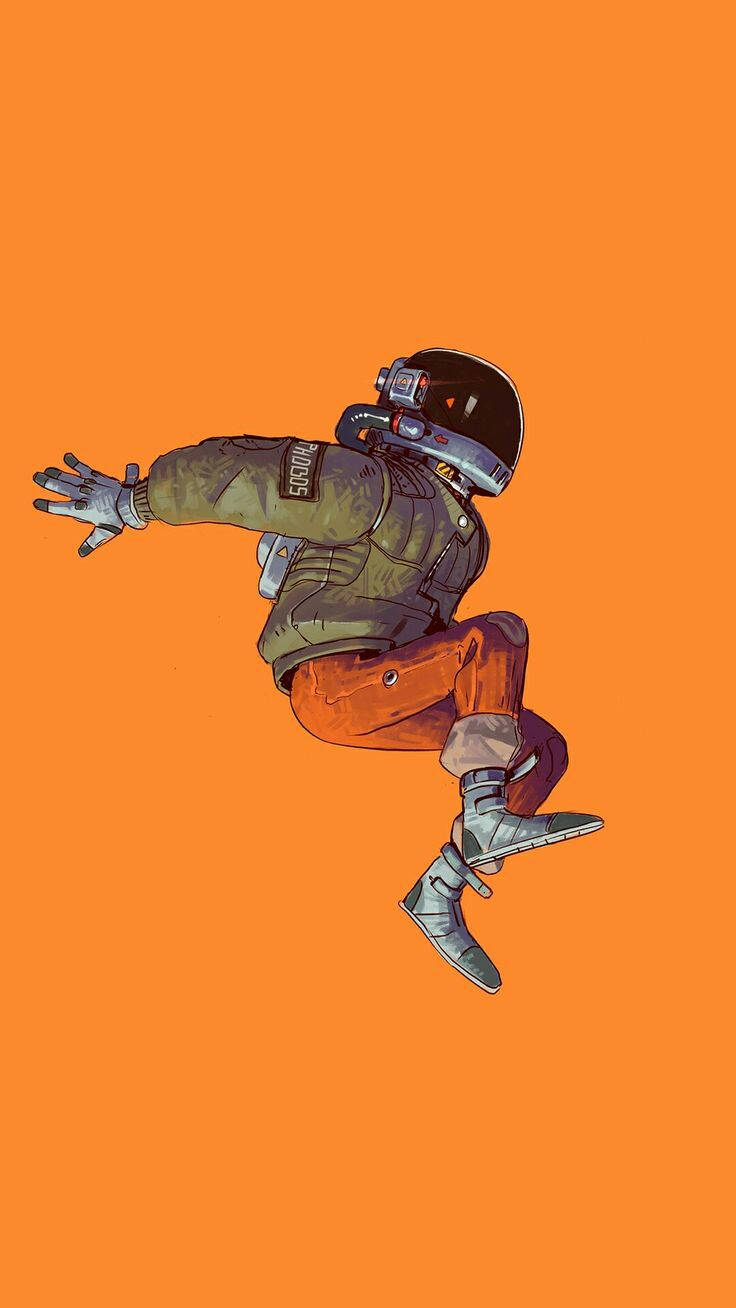 jumping astronaut, futuristic astronaut, detailed suit, HD Phone Wallpaper