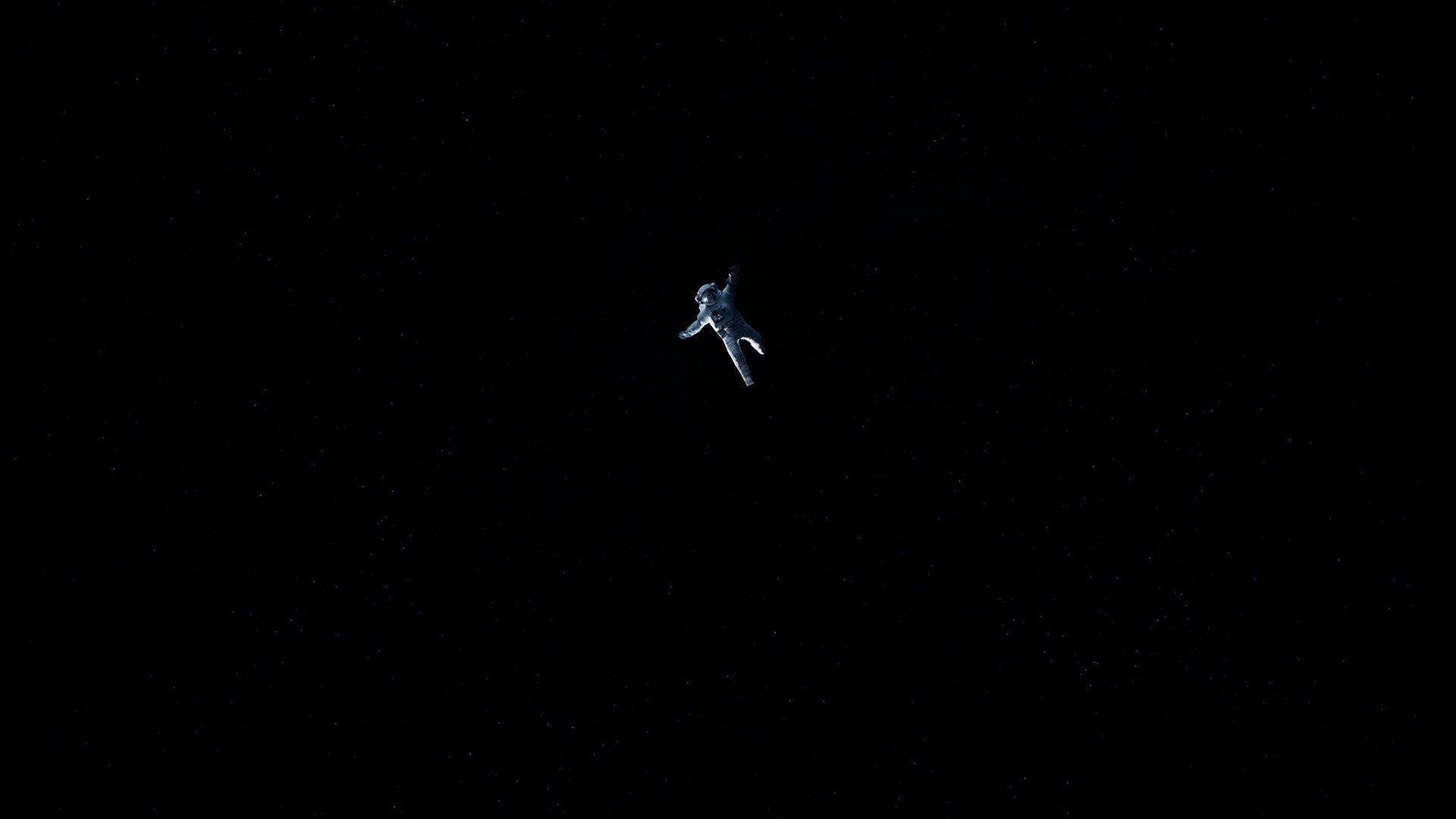 black and white astronaut, 1920 x 1080, lone astronaut, Full HD Desktop Wallpaper
