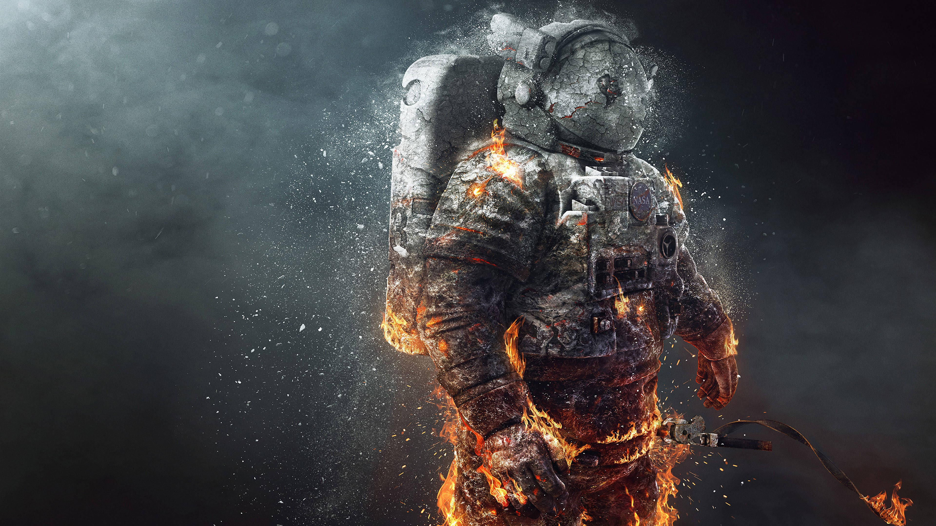 astronaut, astronaut suit, outer space, 4K Desktop Wallpaper