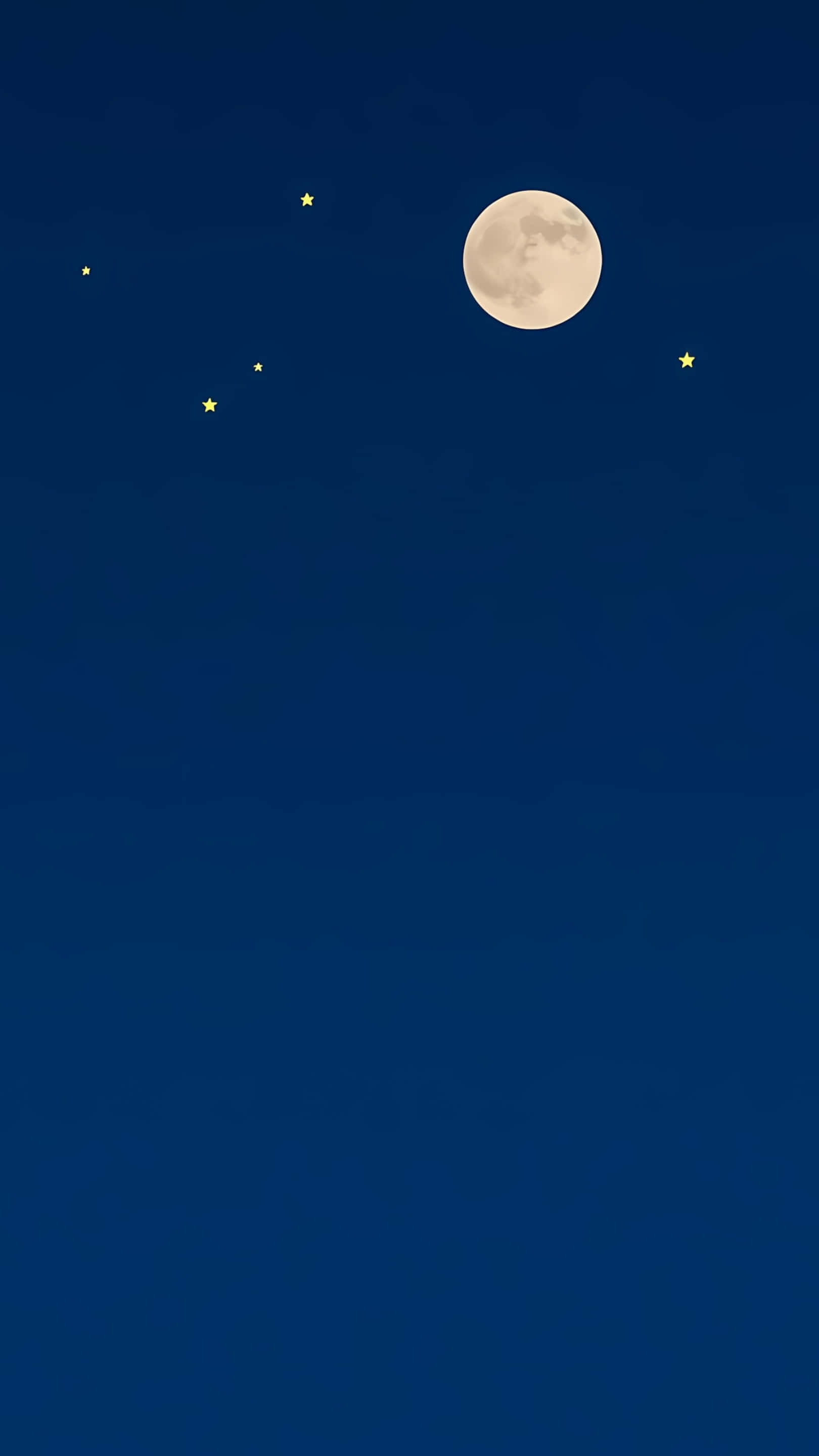 minimalist night sky, full moon, stars, 2K Phone Wallpaper