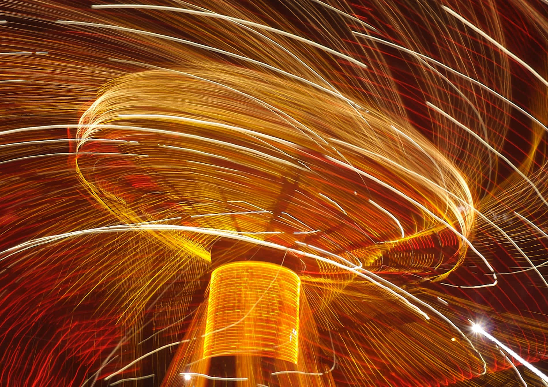 gravitational waves, golden light, red light, HD Desktop Wallpaper
