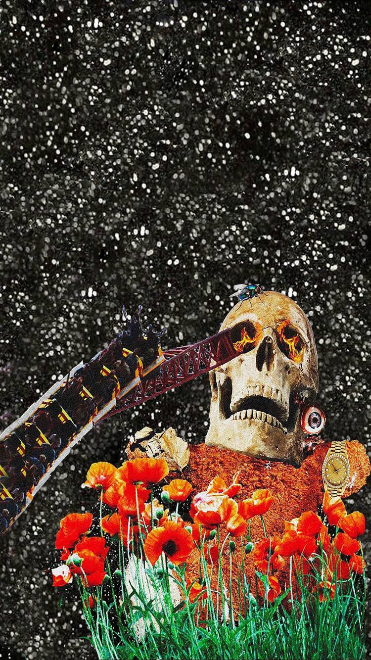 Astroworld, glowing eyes, broken sword, HD Phone Wallpaper