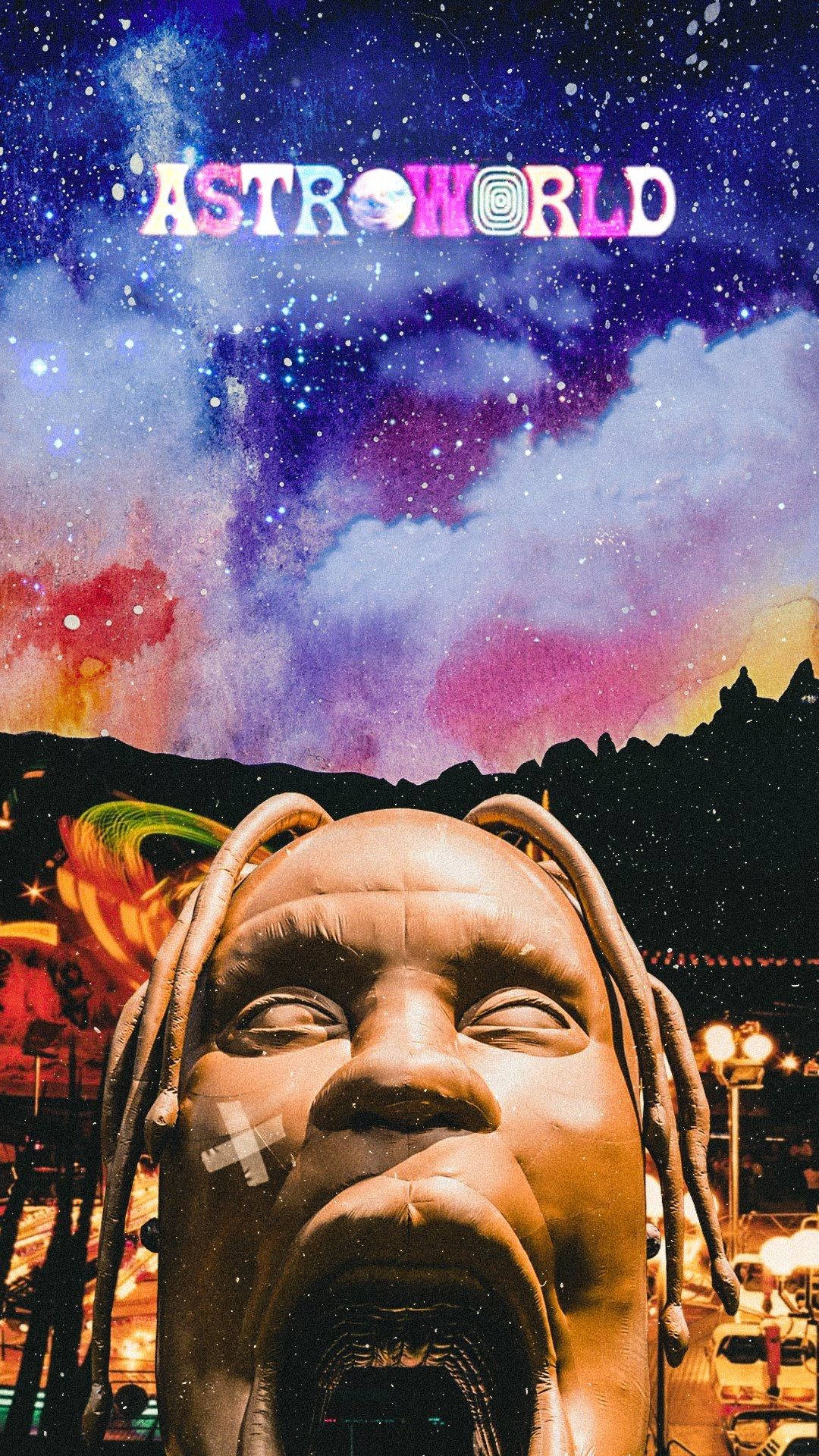 Astroworld, dreadlocks, bandage on his cheek, Full HD Phone Wallpaper