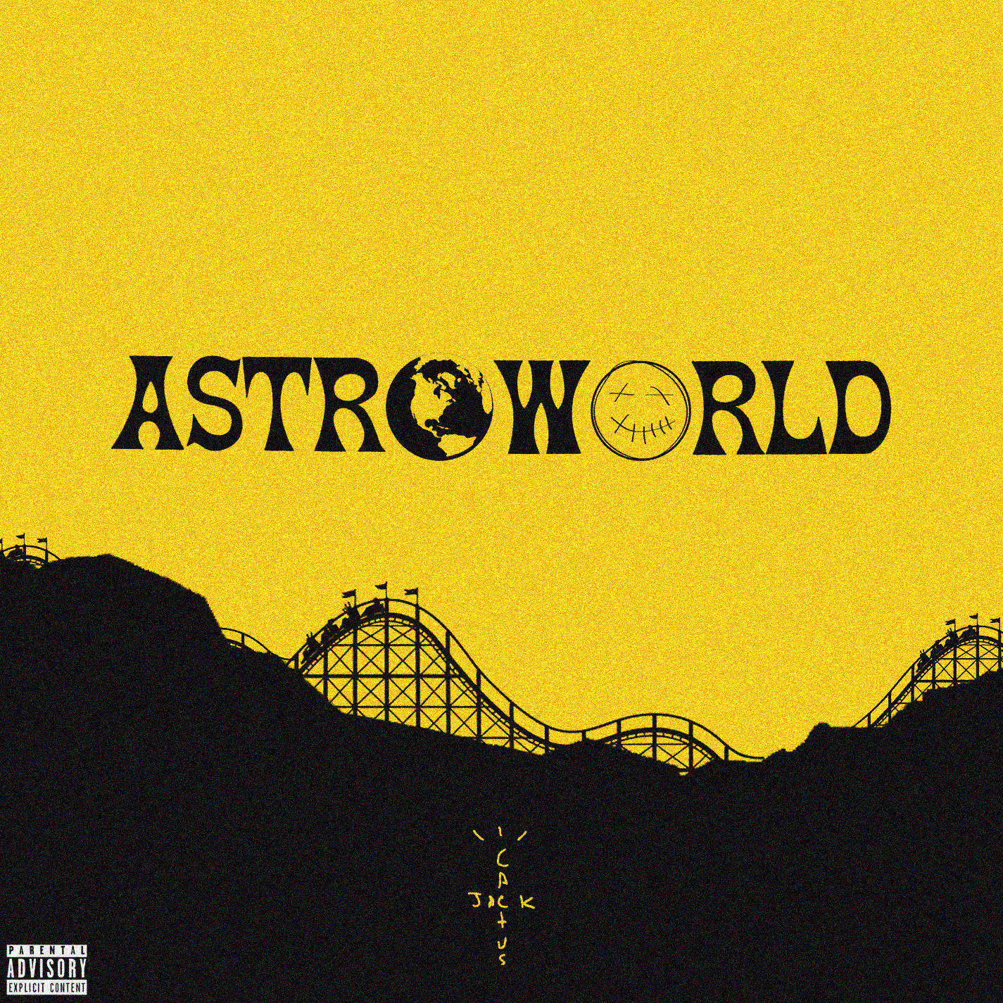 Astroworld, yellow sky, textured yellow sky, HD Desktop Wallpaper