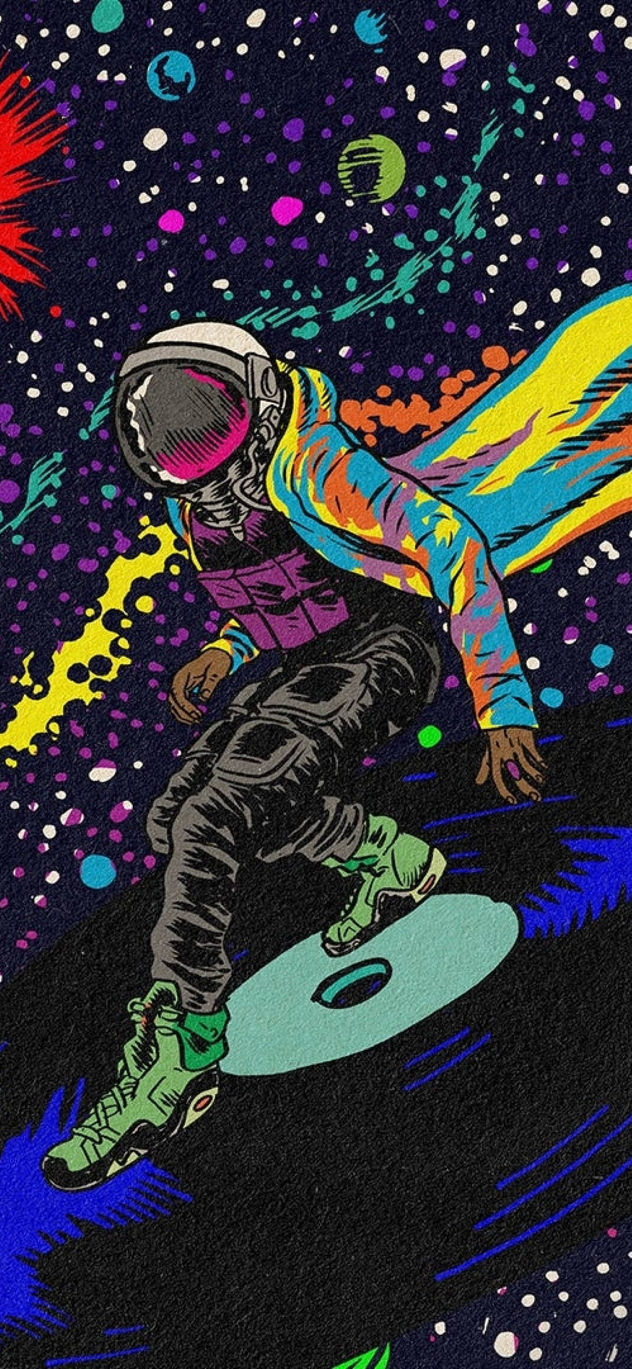 Astroworld, iPhone, astronaut, 2K Phone Wallpaper