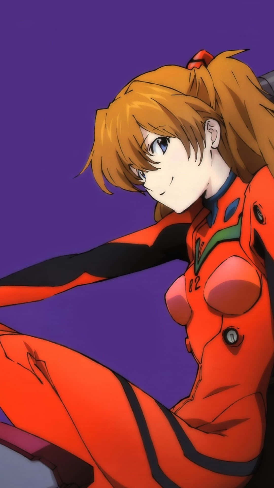 Asuka Langley Soryu, orange hair, red plug suit, Full HD Phone Wallpaper