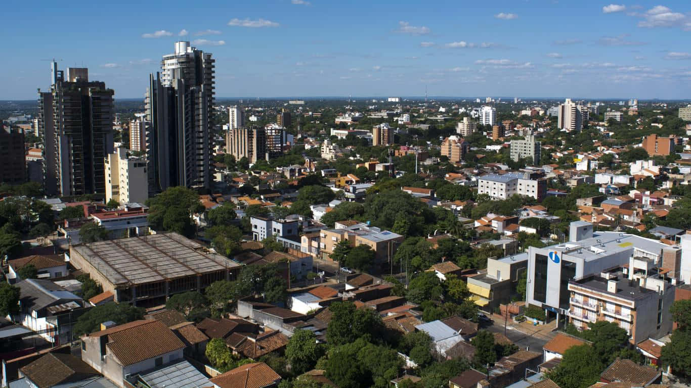 Asuncion, cityscape, modern skyscrapers, HD Desktop Wallpaper