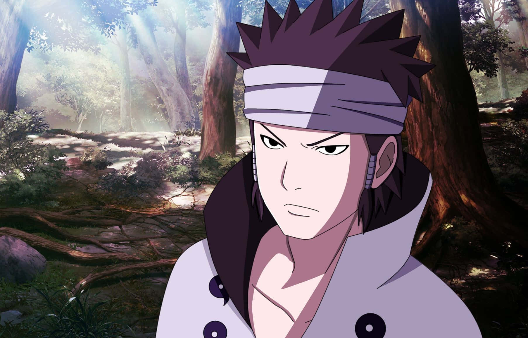Asura Ōtsutsuki, anime ninja, spiky dark hair, HD Desktop Wallpaper