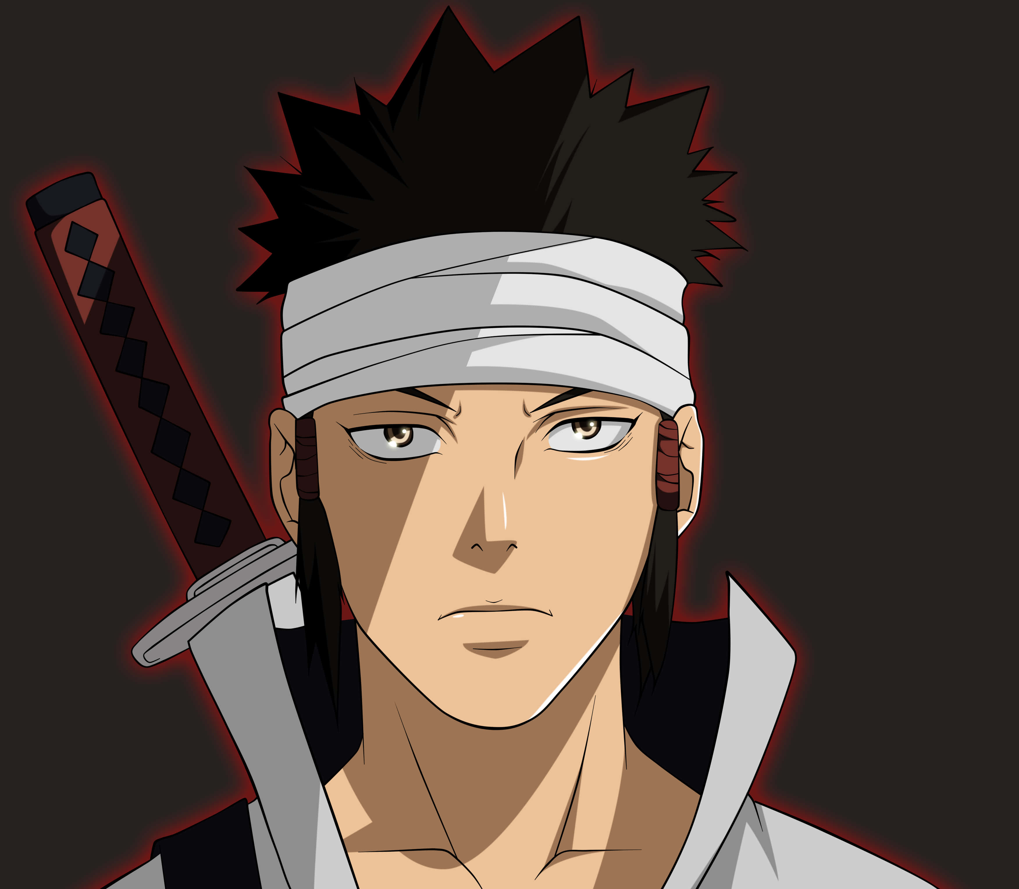 Asura Ōtsutsuki, spiky black hair, white headband, 2K Desktop Wallpaper