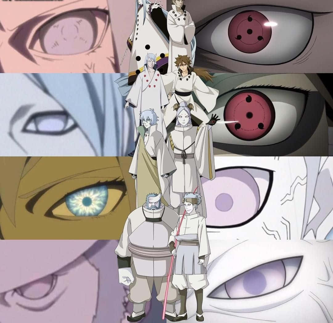 Asura Ōtsutsuki, anime characters, unique eyes, SD Desktop Wallpaper