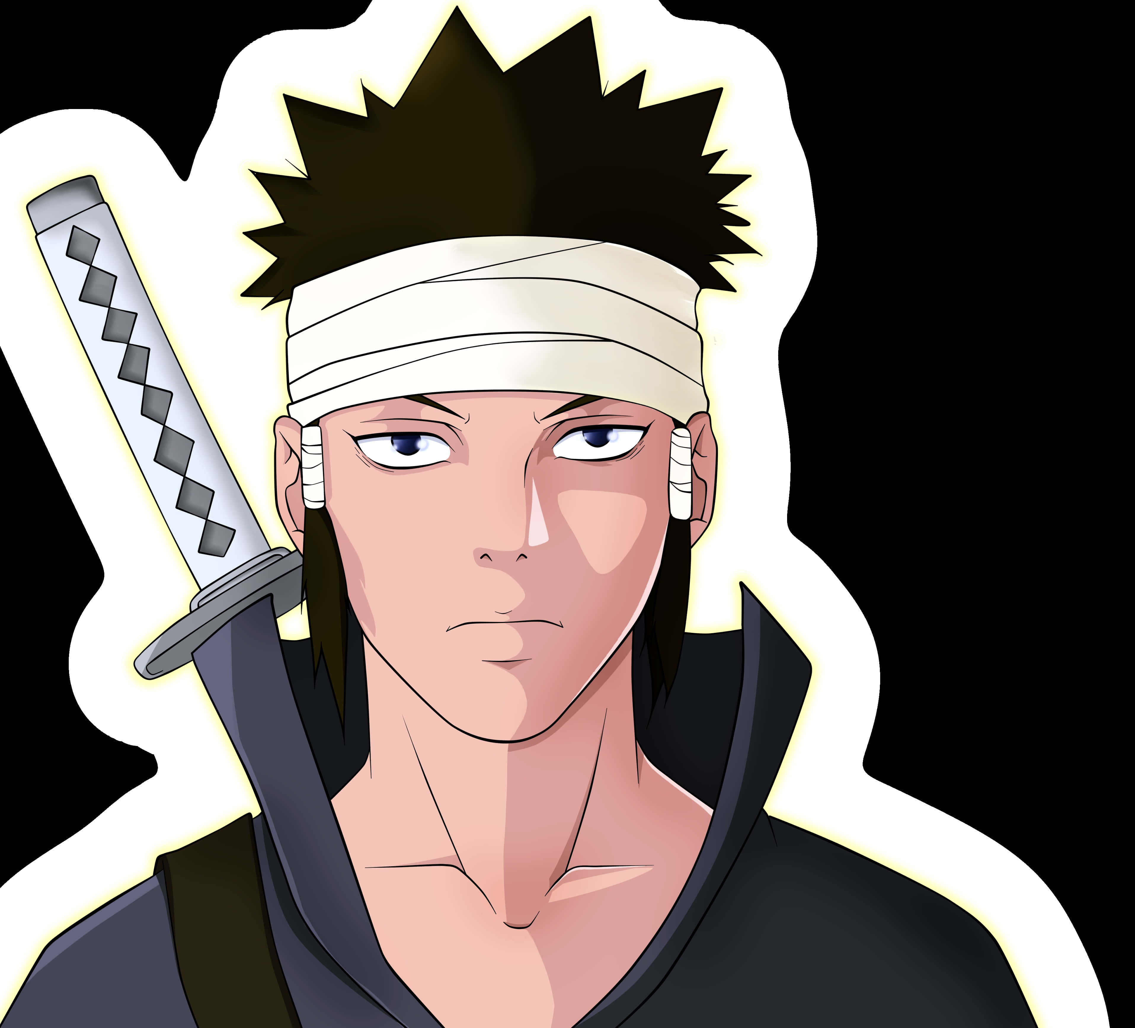 Asura Ōtsutsuki, spiky black hair, white headband, 2K Desktop Wallpaper