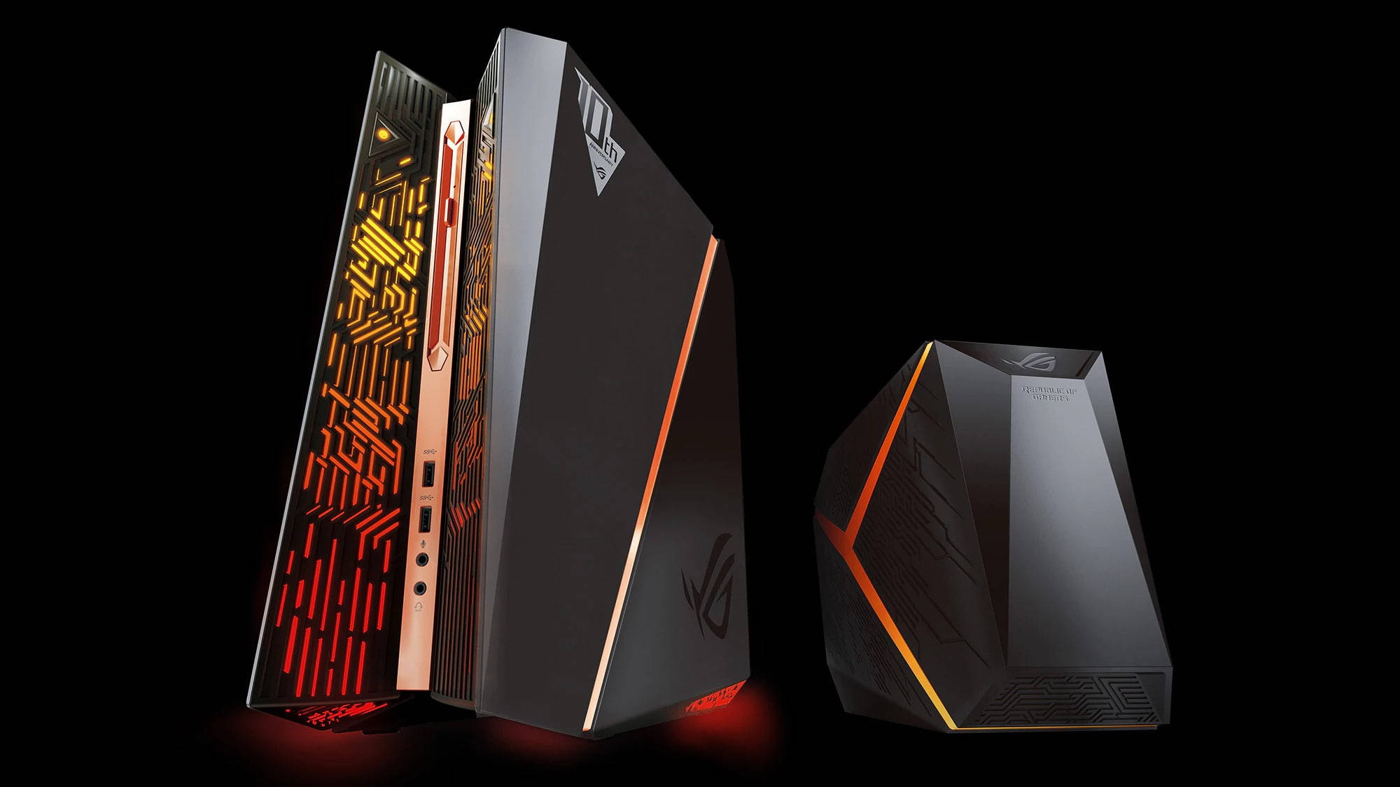 Asus ROG, gaming PC, black, Full HD Desktop Wallpaper