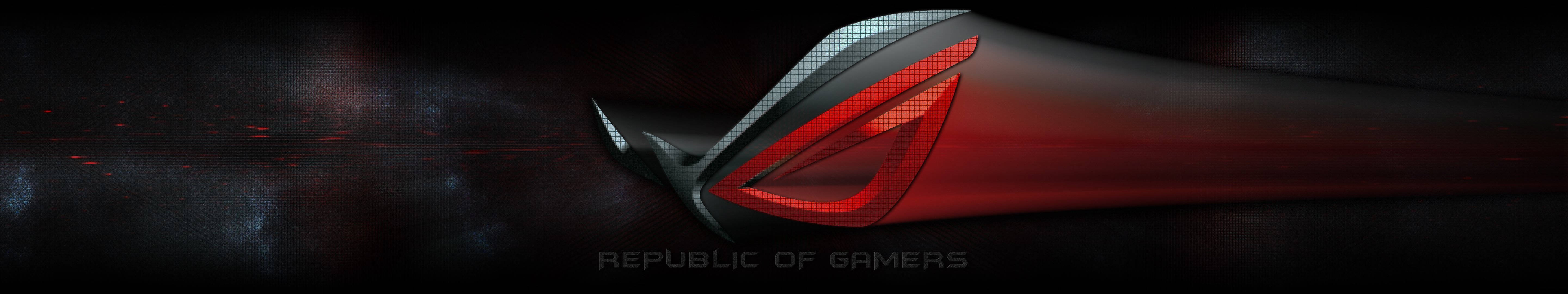 Asus ROG, ROG logo, red and black, 5K Desktop Wallpaper