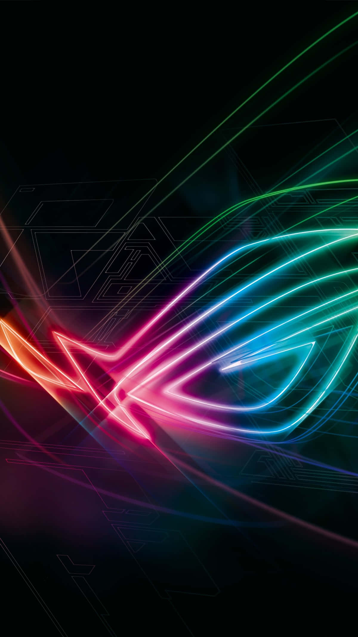 Asus ROG, colorful, 4K, Full HD Phone Wallpaper