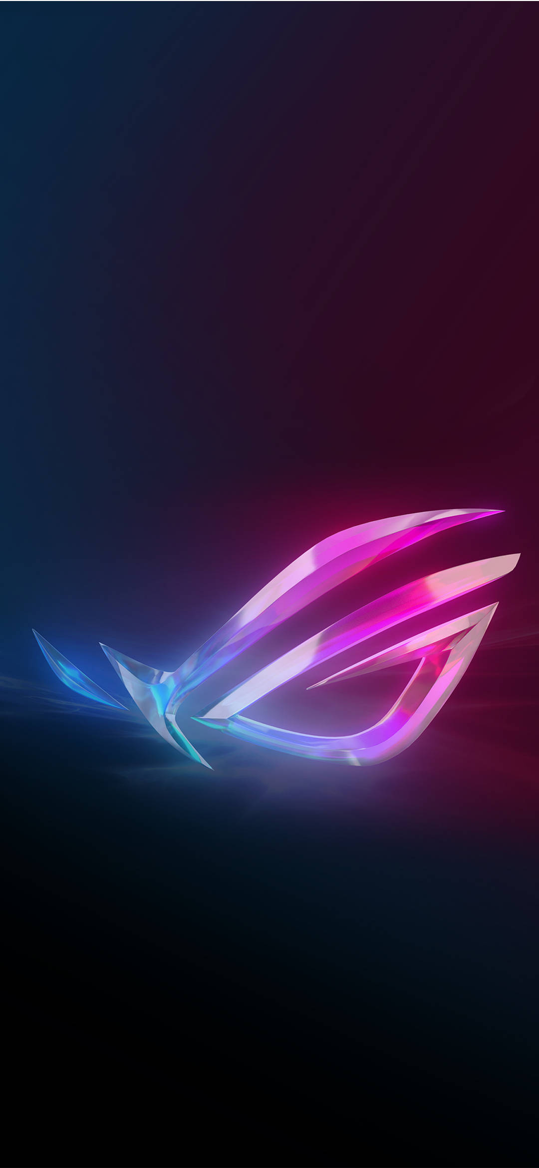 Asus ROG Phone, Purple Blue, ROG logo, Full HD Phone Wallpaper