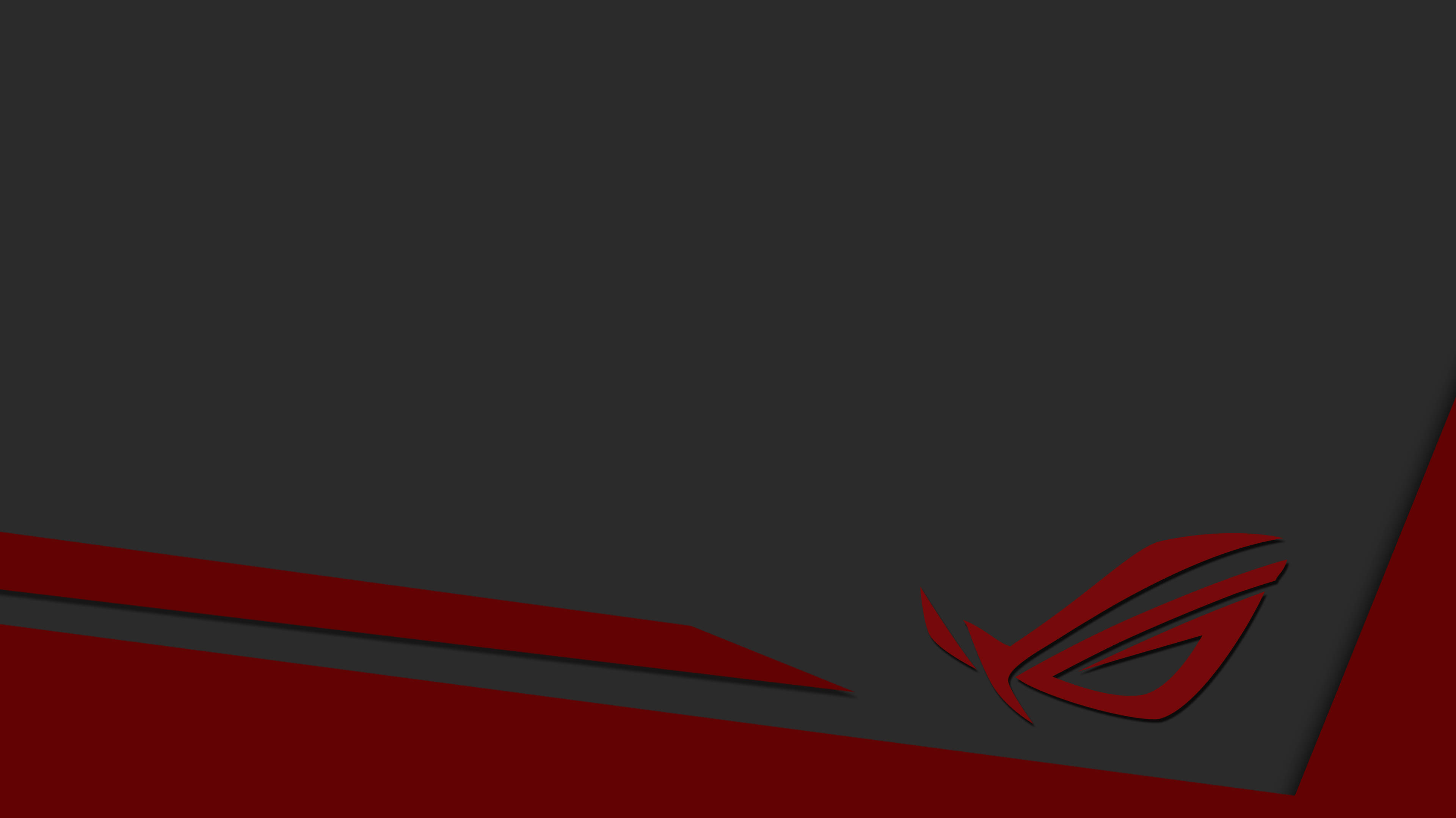 Asus Rog, ROG logo, dark gray, 4K Desktop Wallpaper