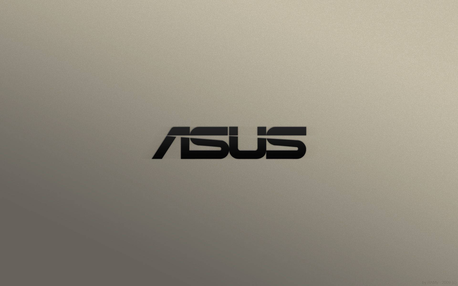 ASUS, black ASUS logo, brushed silver laptop lid, Full HD Desktop Wallpaper