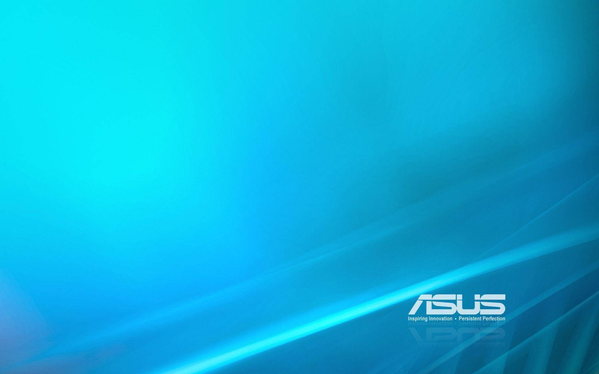 Neon Blue, ASUS, gradient blue abstract background, Full HD Desktop Wallpaper