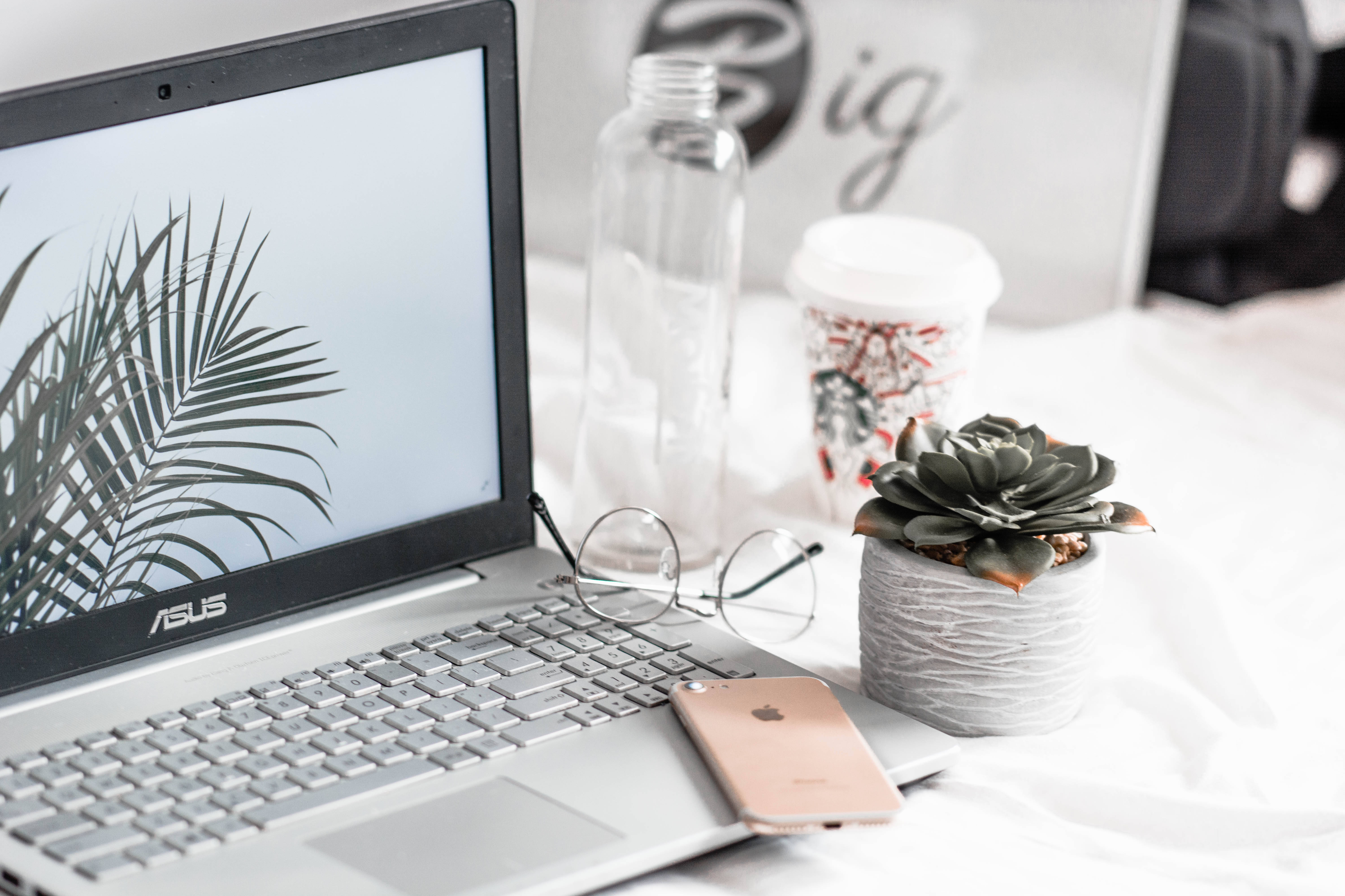 silver, Asus, laptop, 5K Desktop Wallpaper