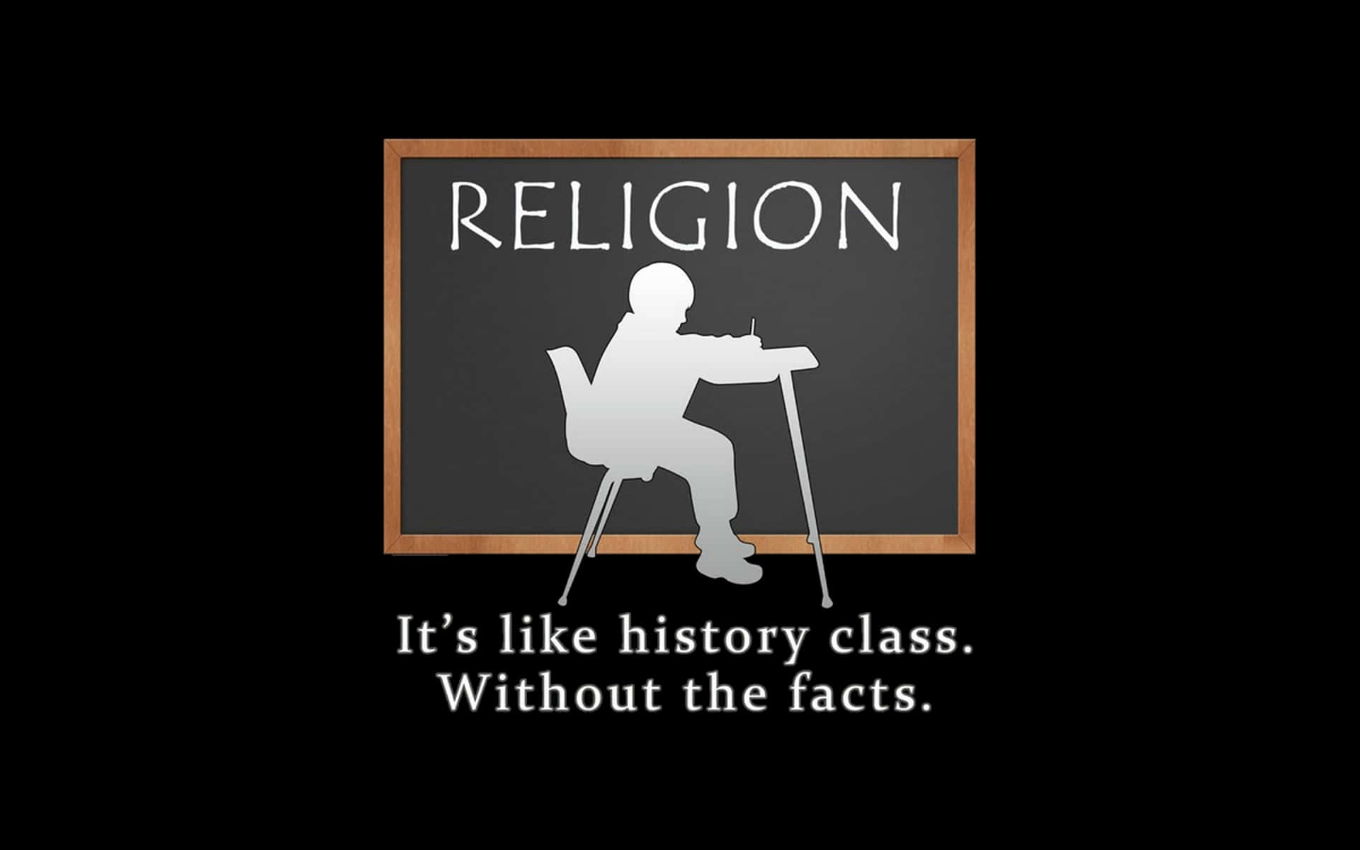 Atheist, chalkboard, RELIGION, Full HD Desktop Wallpaper