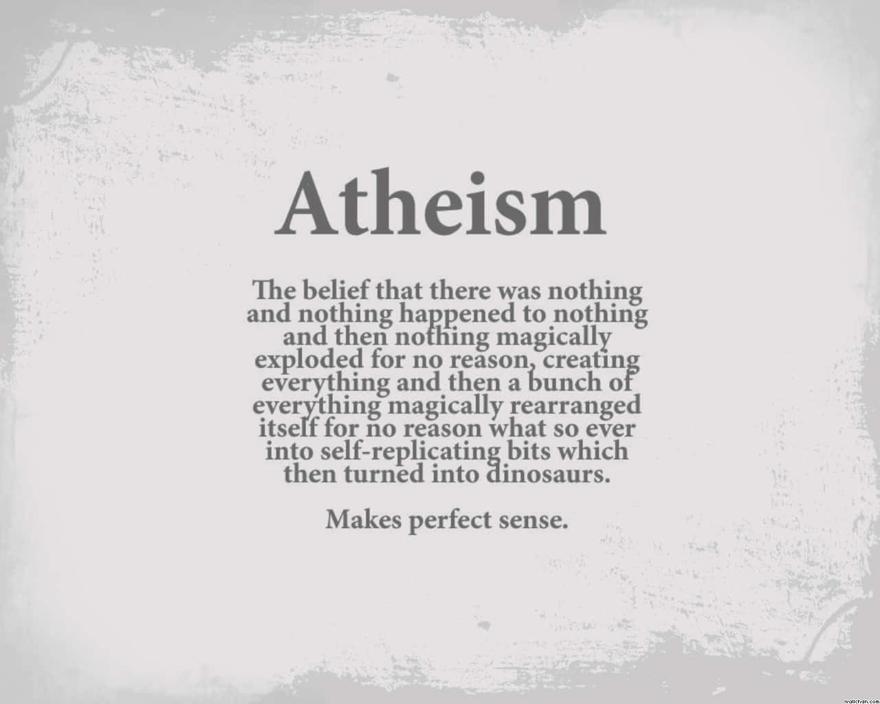 atheism quote, sarah saunders, text-based graphic, HD Desktop Wallpaper