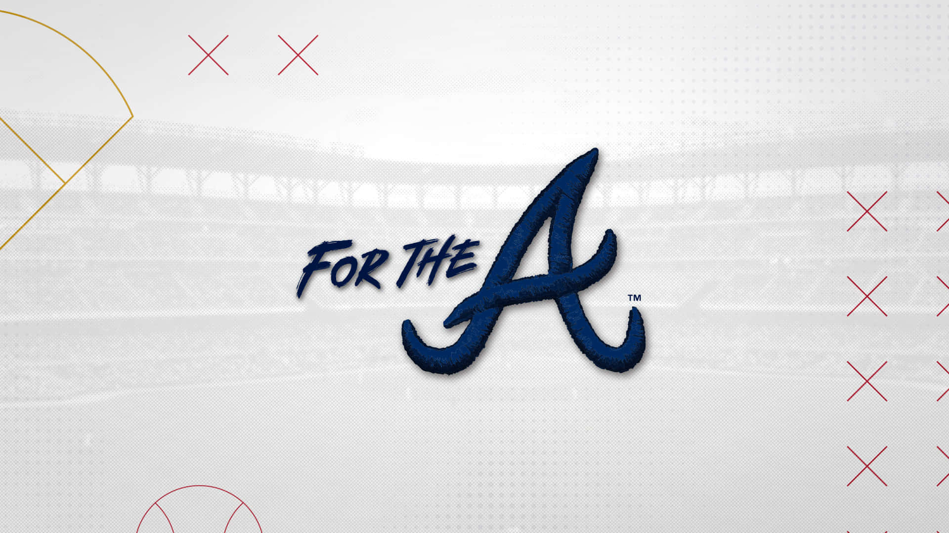 Atlanta Braves, For The A, stadium background, Full HD Desktop Wallpaper